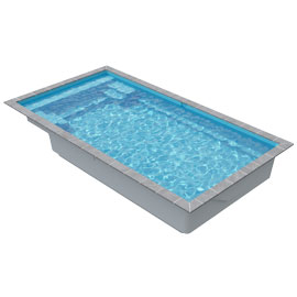 piscine couleur bleu 