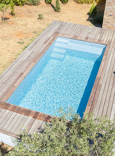 construction piscine 7mx3m - coque française aboral PISCINES